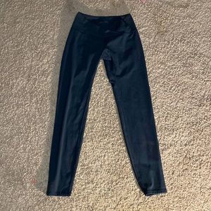 CROSSED WAIST BLACK LEGGINGS -